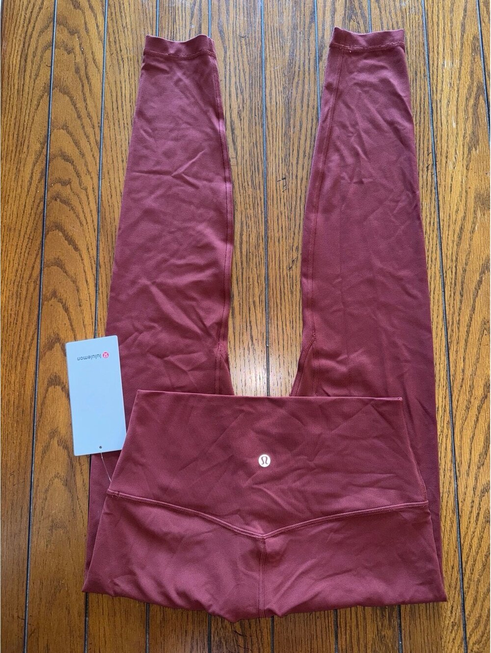 Lululemon Align No Line High Rise 28” Cranberry Charm Size 8 NWT